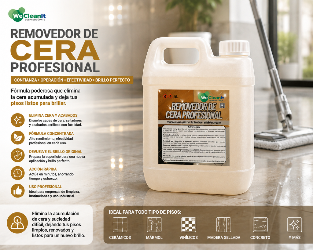 Removedor de Cera y Suciedad 5L