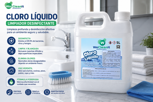Cloro Liquido Concentrado 5L