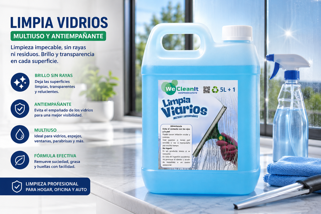 Liquido Limpia Vidrios 5L