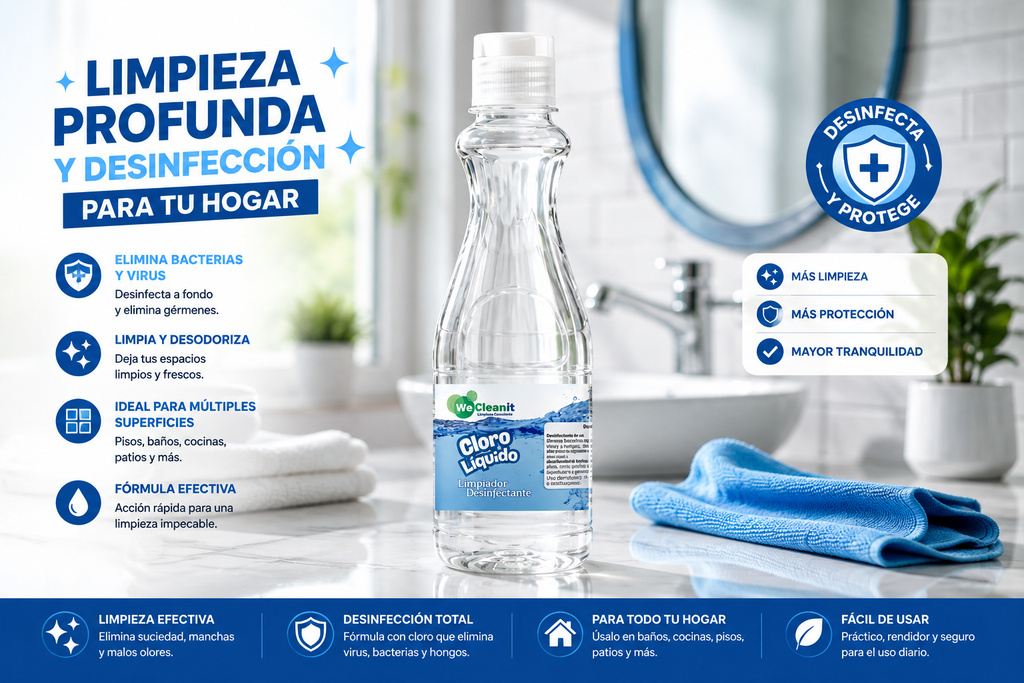 Cloro Liquido Concentrado 500cc